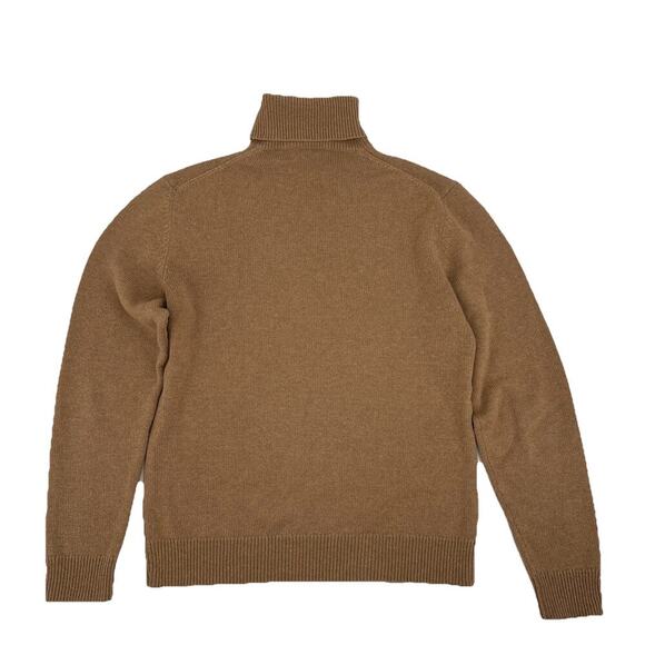 Ralph Lauren Purple Label Men's Cashmere Turtleneck Cashmere Sweater Tan Brown L - Picture 3 of 8